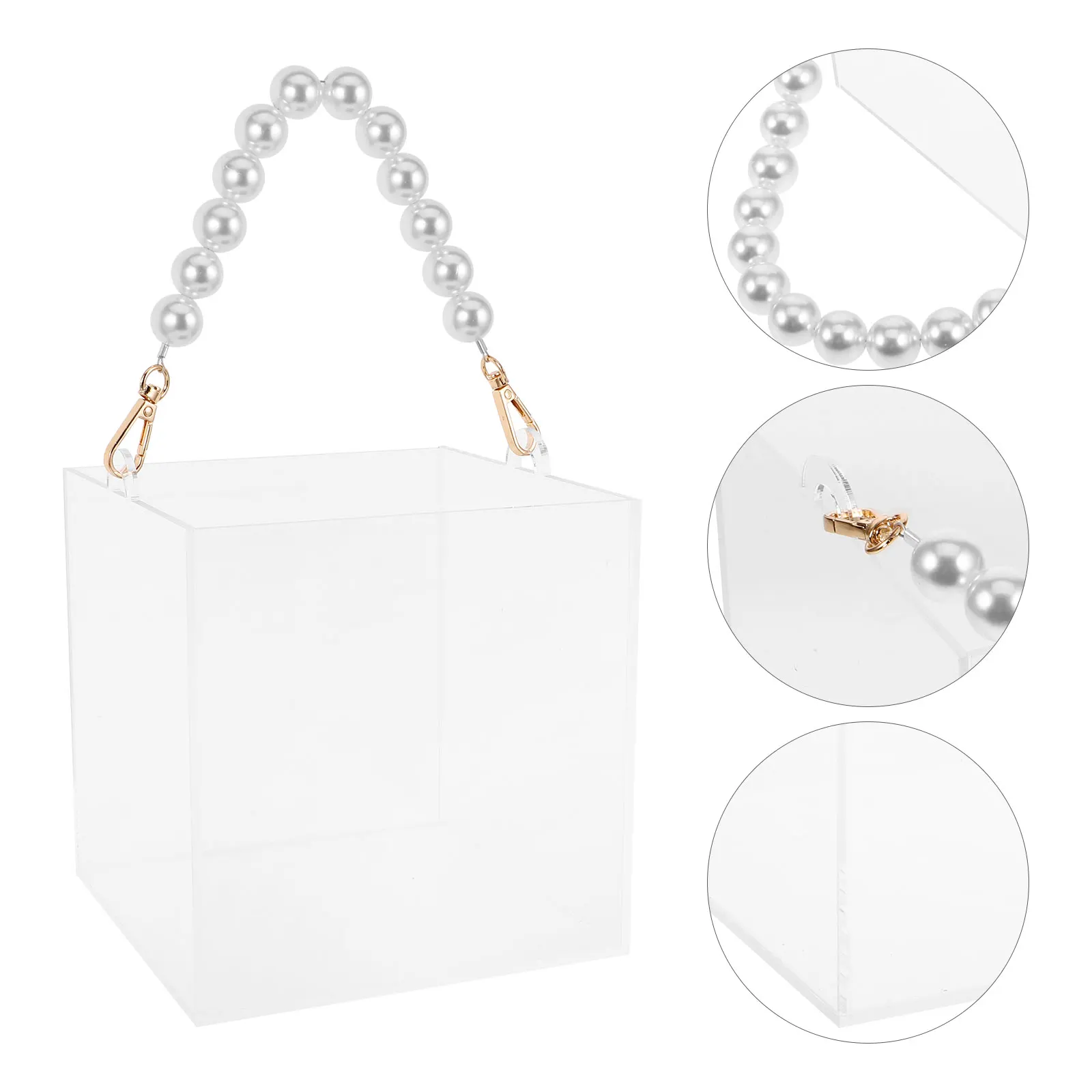 Clear Favor Boxes Transparent Candy Storage Containers Pearl Handle Gift Packaging Box For Wedding Party Holiday Small Treat
Clear Favor Boxes Transparent Candy Storage Containers Pearl Handle Gift Packaging Box For Wedding Party Holiday Small Treat
