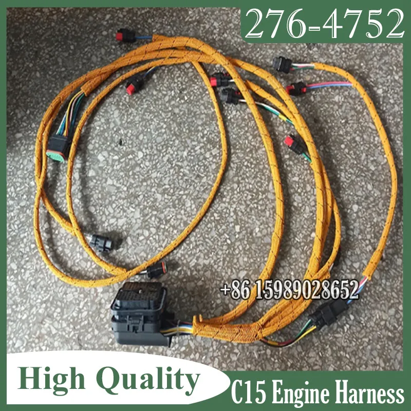 High Quality C15 C18 Engine wiring harness 276-4752 2764752 for Caterpillar Excavator Engine Cable
High Quality C15 C18 Engine wiring harness 276-4752 2764752 for Caterpillar Excavator Engine Cable