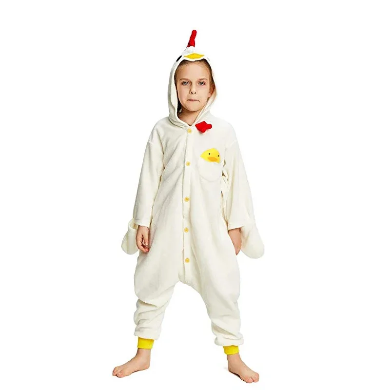 Kids white roster animal costume role play baby animal Halloween pajama party costumes boys girls cartoon kigurumi pajamas
Kids white roster animal costume role play baby animal Halloween pajama party costumes boys girls cartoon kigurumi pajamas