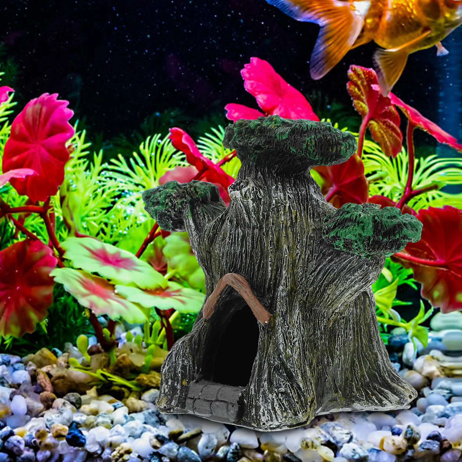 Aquarium Driftwoods Resin Fish Tank Decoration Safe Shrimp Betta Hideout Natural Resin Cave Fish Tank Ornament
Aquarium Driftwoods Resin Fish Tank Decoration Safe Shrimp Betta Hideout Natural Resin Cave Fish Tank Ornament