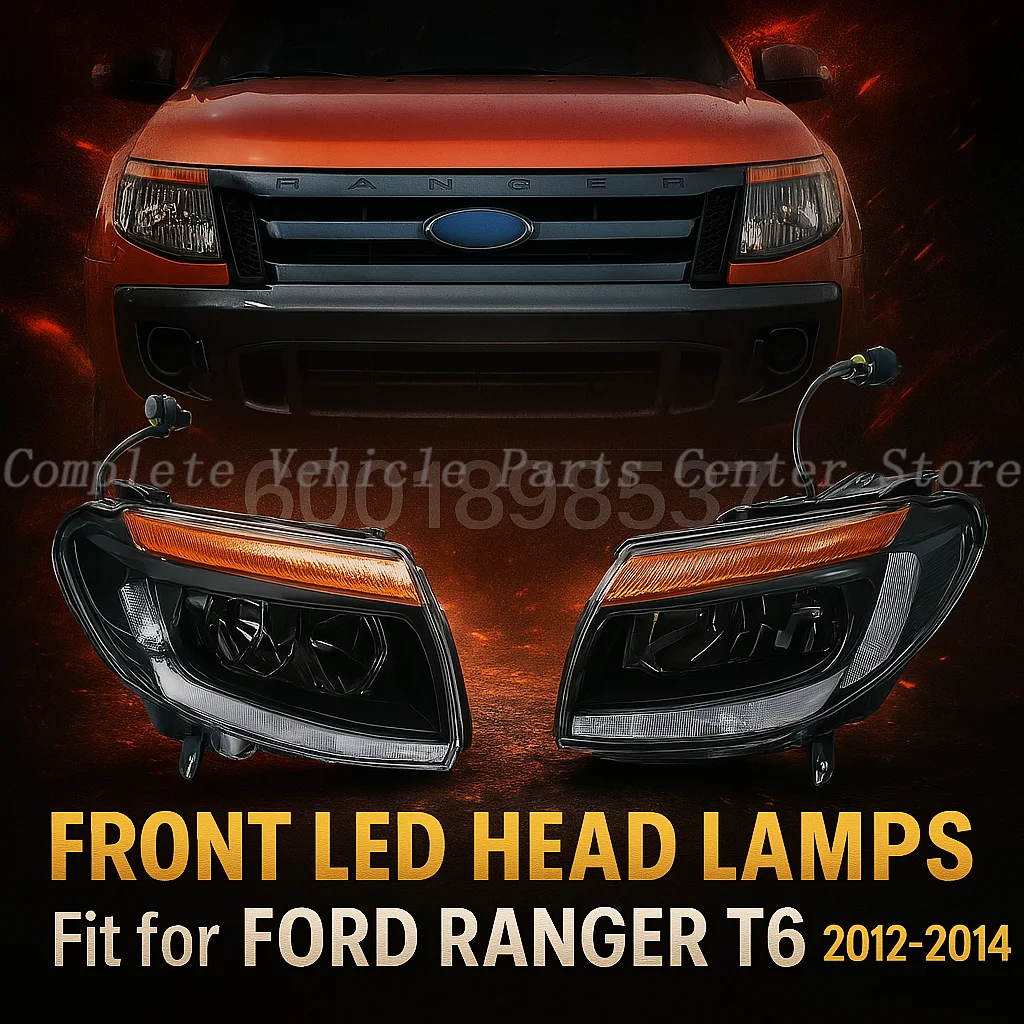 1 Pair LED DRL Headlights For Ford Ranger T6 2012 2013 2014 Car Accessories Car Lighting System Headlights Modified Head Lamp
1 Pair LED DRL Headlights For Ford Ranger T6 2012 2013 2014 Car Accessories Car Lighting System Headlights Modified Head Lamp