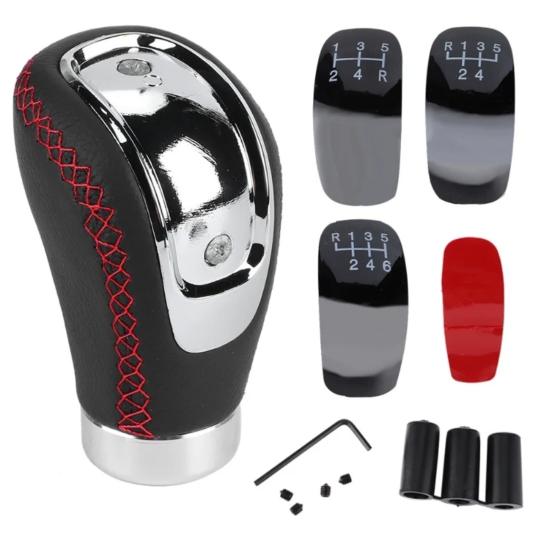 Universal Car Gear Shift Knob Stick Head Shifter Lever Handball Leather Universal For CarRed
Universal Car Gear Shift Knob Stick Head Shifter Lever Handball Leather Universal For CarRed