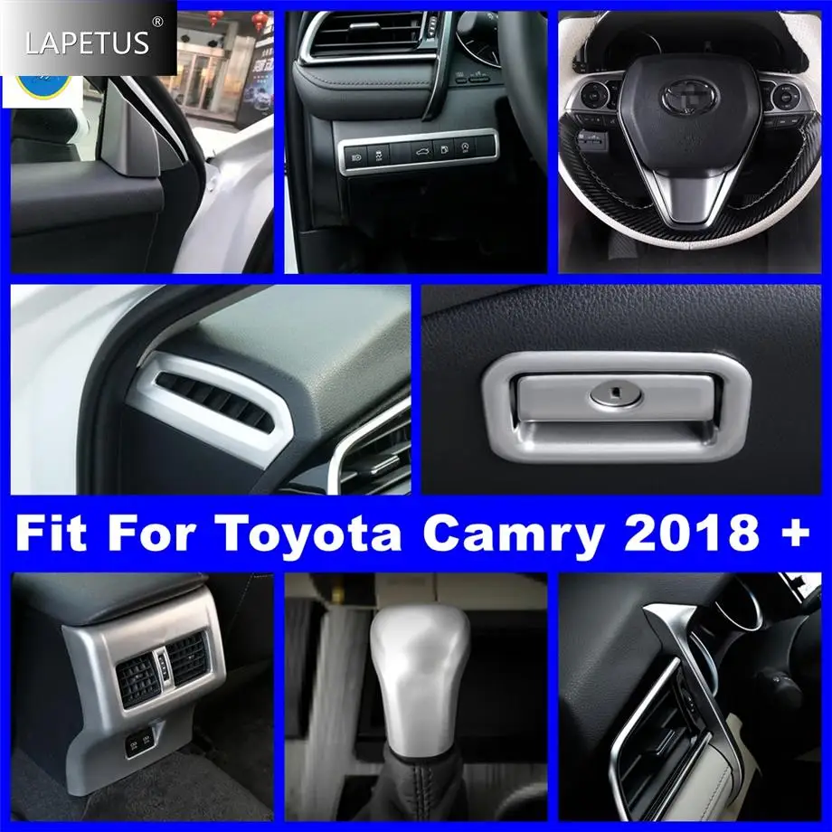 Matte Pillar A / Steering Wheel / Gear Shift Knob / Lights Control Panel ABS Accessories Cover Trim For Toyota Camry 2018 - 2023
Matte Pillar A / Steering Wheel / Gear Shift Knob / Lights Control Panel ABS Accessories Cover Trim For Toyota Camry 2018 - 2023