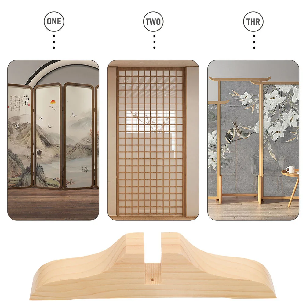 2Ud Room Divider Base Wooden Stand Screen Feet Stable Thickened Partition Bracket for Household Office Room Divider
2Ud Room Divider Base Wooden Stand Screen Feet Stable Thickened Partition Bracket for Household Office Room Divider