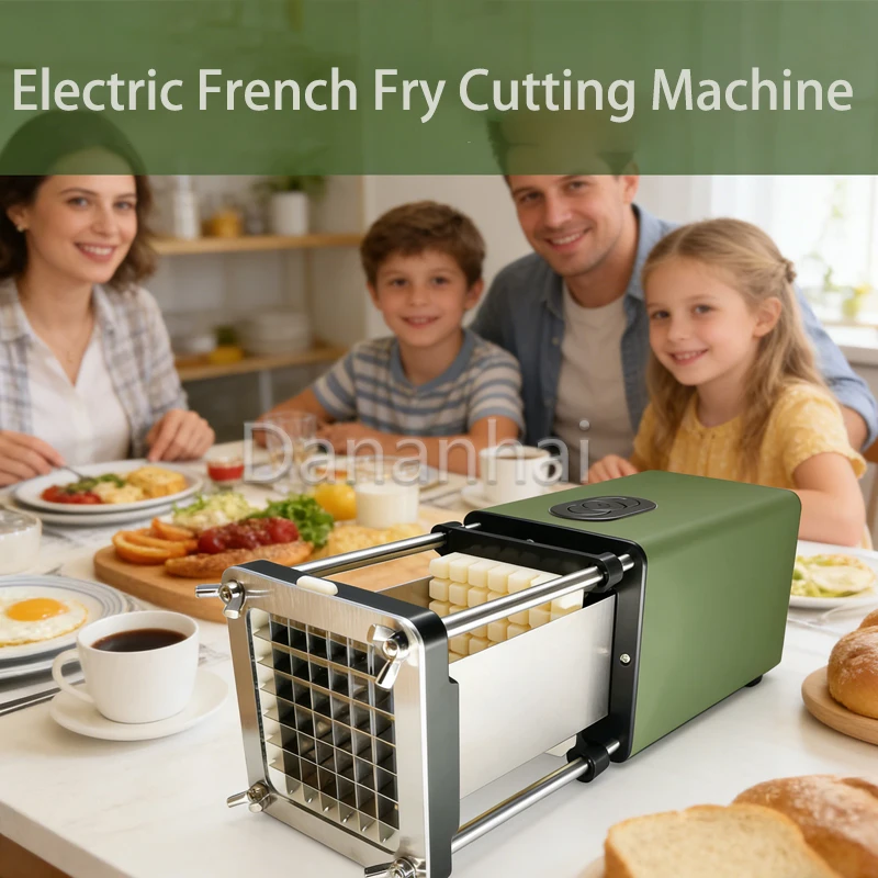 Wholesale Kitchen Electric Fully Automatic Potato Chip Cutting Machine, Stainless Steel Vegetable Cutting Machine With 2 Blades
Wholesale Kitchen Electric Fully Automatic Potato Chip Cutting Machine, Stainless Steel Vegetable Cutting Machine With 2 Blades
