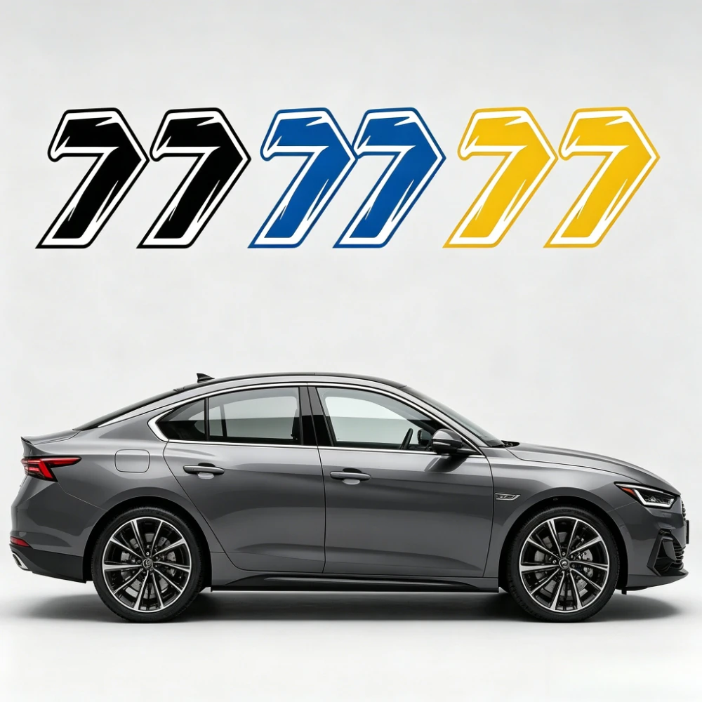 Car Sticker Waterproof Easy to Install No Residue JDM Number 77 for Helmet Auto Motorcycle Body Accessories
Car Sticker Waterproof Easy to Install No Residue JDM Number 77 for Helmet Auto Motorcycle Body Accessories