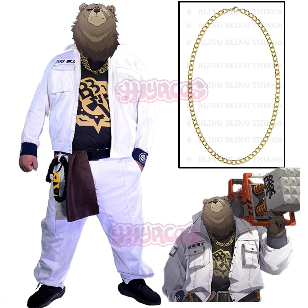 Игра Zenless Zone Zero Ben Bigger Косплей Костюм Мужчины Белый Пальто Куртка Рабочий Костюм Ben Bigger Косплей Плюс Размер Костюм на Хэллоуин
Игра Zenless Zone Zero Ben Bigger Косплей Костюм Мужчины Белый Пальто Куртка Рабочий Костюм Ben Bigger Косплей Плюс Размер Костюм на Хэллоуин