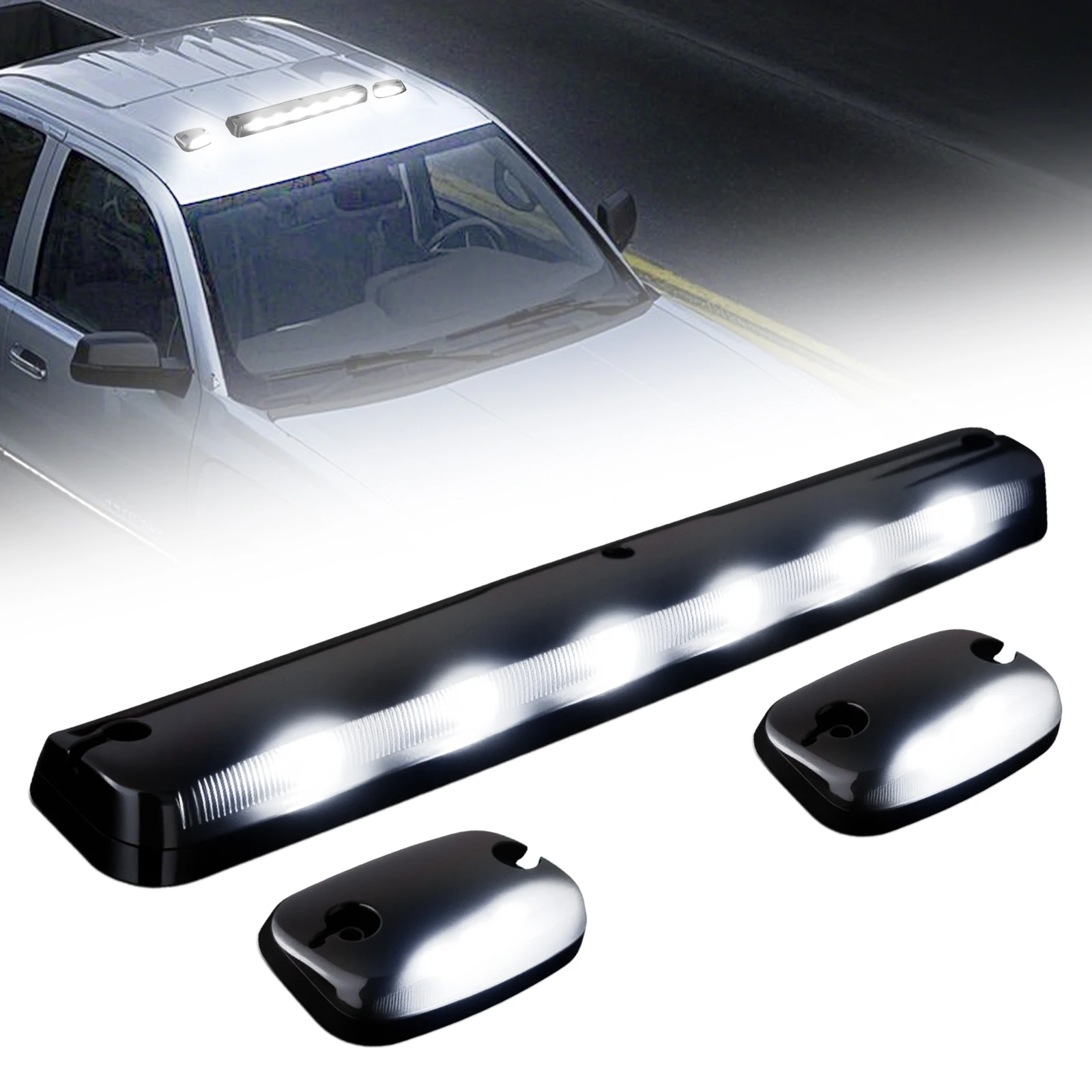For Chevrolet Car Roof Top Marker Light White Glow Light Top Clearance Marker Assemblie for 07-13 Chevy Silverado and GMC Sierra
For Chevrolet Car Roof Top Marker Light White Glow Light Top Clearance Marker Assemblie for 07-13 Chevy Silverado and GMC Sierra