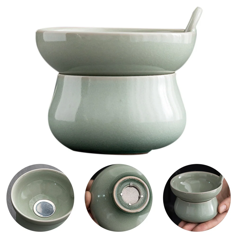 1Set Ceramic Tea Infuser Vintage Strainer Kung Fu Teaware Healthy Easy Clean Exquisite Design No Special Smell Long Time
1Set Ceramic Tea Infuser Vintage Strainer Kung Fu Teaware Healthy Easy Clean Exquisite Design No Special Smell Long Time