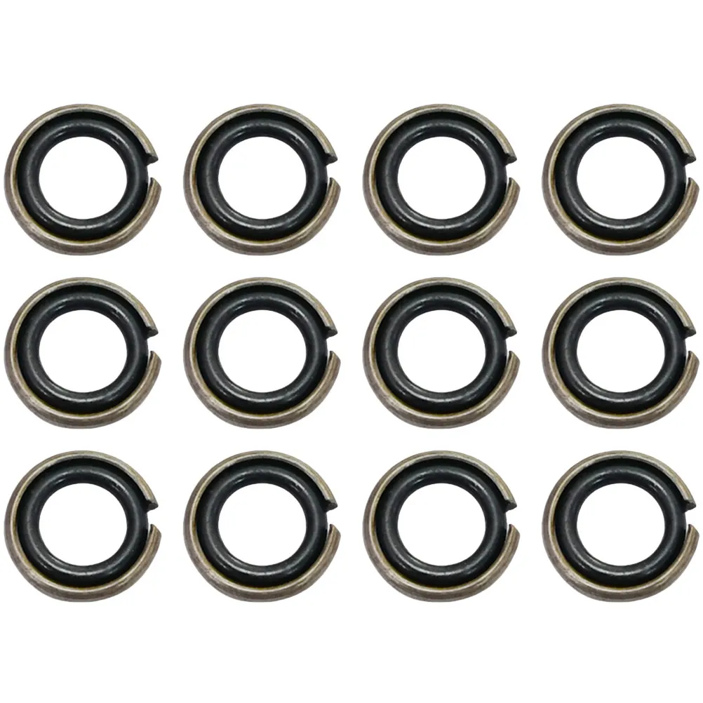 Набор из 12 комплектов уплотнительных колец для ударных гайковертов, резиновые уплотнительные кольца для торцевых головок, замена для электрических и пневматических гайковертов 125 мм
Набор из 12 комплектов уплотнительных колец для ударных гайковертов, резиновые уплотнительные кольца для торцевых головок, замена для электрических и пневматических гайковертов 125 мм