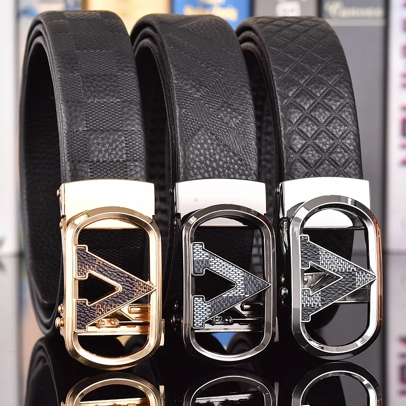 High Quality dermis Leather Men Belt Luxury Brand Designer Waistband Suit Jeans Formal Wear Famous Brand Automatic buckle Belts
High Quality dermis Leather Men Belt Luxury Brand Designer Waistband Suit Jeans Formal Wear Famous Brand Automatic buckle Belts