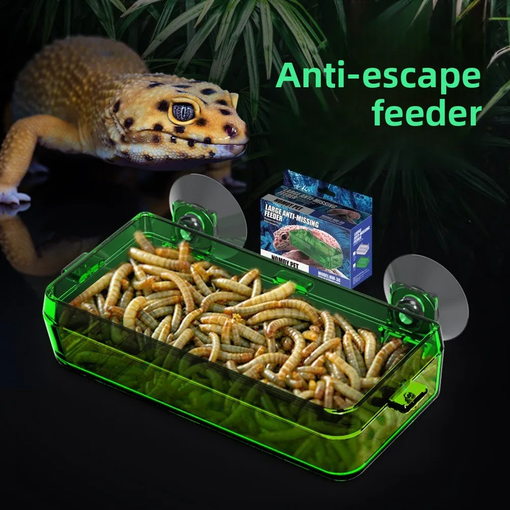 Escape-Proof Reptile Feeder Dish - Ceramic Insect Bowl for Bearded Dragon, Gecko, Lizard, Anti-Spill Water & Food Container
Escape-Proof Reptile Feeder Dish - Ceramic Insect Bowl for Bearded Dragon, Gecko, Lizard, Anti-Spill Water & Food Container