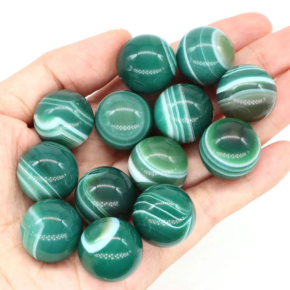 20mm Green Stripe Agate Balls Natural Stone Sphere Healing Crystal Gemstone Globe for DIY Jewelry Specimen Collection Home Decor
20mm Green Stripe Agate Balls Natural Stone Sphere Healing Crystal Gemstone Globe for DIY Jewelry Specimen Collection Home Decor