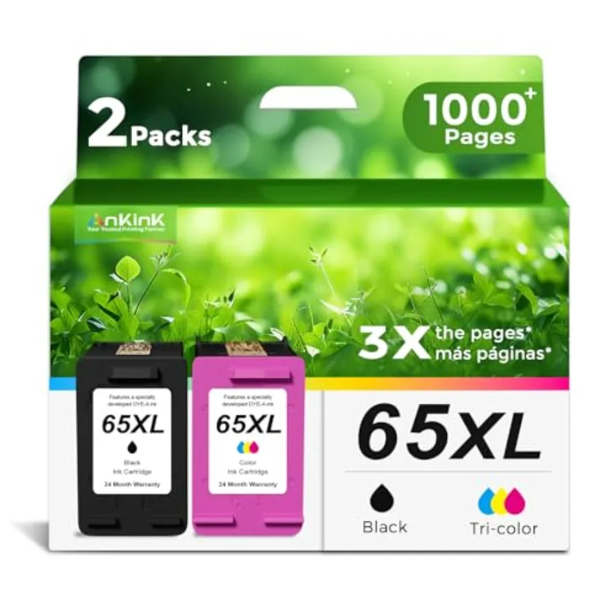 65XL Black Color Combo Remanufactured Ink Cartridge Replacement for HP Ink 65 HP65 XL HP65XL for Envy 5055 5000 5052 5010 5070
65XL Black Color Combo Remanufactured Ink Cartridge Replacement for HP Ink 65 HP65 XL HP65XL for Envy 5055 5000 5052 5010 5070