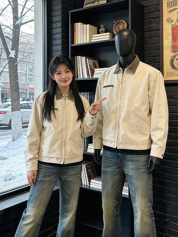 ort Detroit Baseball Sle Jaet Men's Vintage Workwear Coat Beige Color Spring Casual Fit Stand Size Zipper Closure
ort Detroit Baseball Sle Jaet Men's Vintage Workwear Coat Beige Color Spring Casual Fit Stand Size Zipper Closure