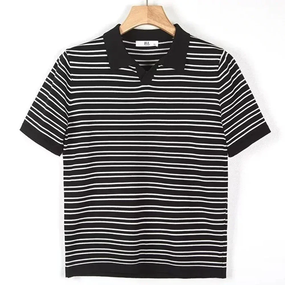 Casual Vintage Shirt Mens Striped T-Shirt Regular Clothing Length Slight Stretch Fabric Casual Short Sleeve Shirt
Casual Vintage Shirt Mens Striped T-Shirt Regular Clothing Length Slight Stretch Fabric Casual Short Sleeve Shirt