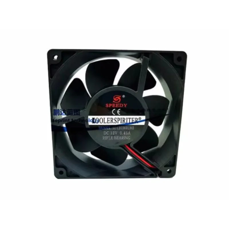 SPEEDY SD12038R1H2 DC 12 В 0,45 А 120x120x38 мм 2-проводной охлаждающий вентилятор для сервера
SPEEDY SD12038R1H2 DC 12 В 0,45 А 120x120x38 мм 2-проводной охлаждающий вентилятор для сервера