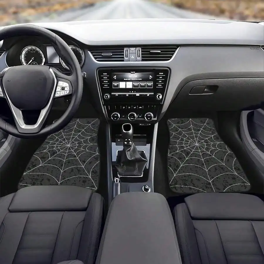Spider Web All-Weather Carpet Vehicle Floor Mats Gothic Spider Web 4pcs Universal Fit Floor Mat Interior Gray Batik Minimalist
Spider Web All-Weather Carpet Vehicle Floor Mats Gothic Spider Web 4pcs Universal Fit Floor Mat Interior Gray Batik Minimalist