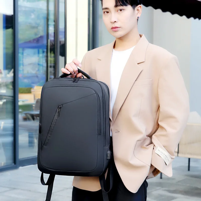 Backpack large-capacity USB charging backpack casual travel bag for both men and women anti-splashing design
Backpack large-capacity USB charging backpack casual travel bag for both men and women anti-splashing design