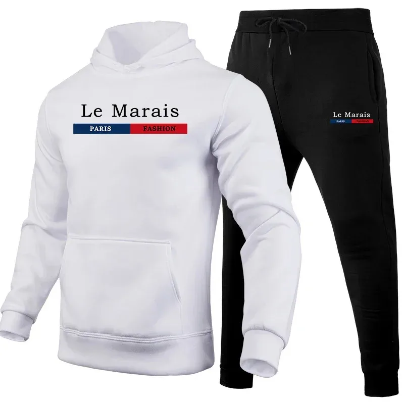 Hot Sales Mens Tracksuit Casual Printing Sweatshirts Sweatpants 2 Pcs Set Sports Jogging Mens Clothing Office Home Hoodies Suit 
Hot Sales Mens Tracksuit Casual Printing Sweatshirts Sweatpants 2 Pcs Set Sports Jogging Mens Clothing Office Home Hoodies Suit