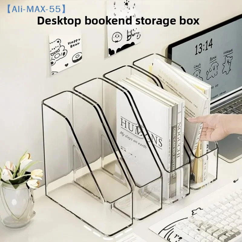 Desk Folder Holder Transparent PET Vertical File Folder Storage Bin Paper Tray Organizer Book Magazines Holder【MAX-55】
Desk Folder Holder Transparent PET Vertical File Folder Storage Bin Paper Tray Organizer Book Magazines Holder【MAX-55】