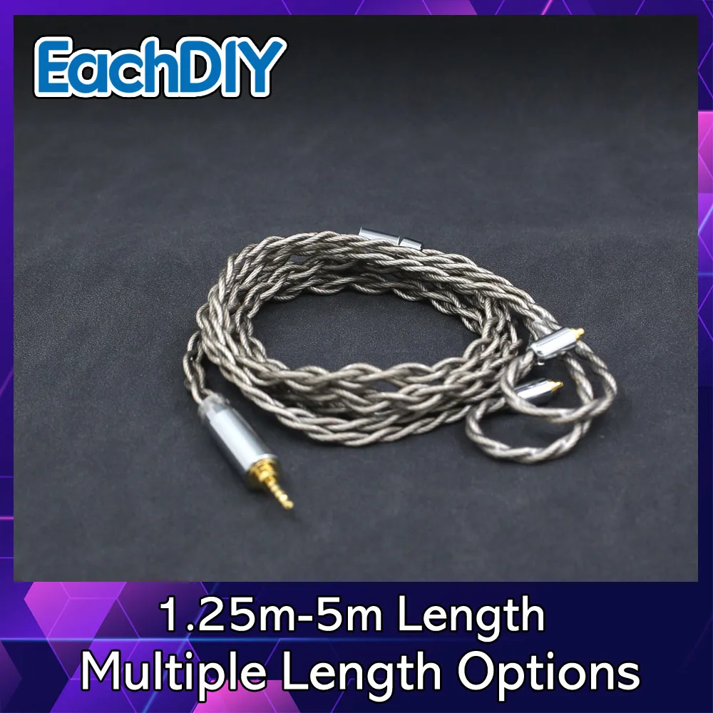 99% Pure Silver + Graphene Silver Plated Shield Earphone Cable For AKG N5005 N30 N40 MMCX LN007950
99% Pure Silver + Graphene Silver Plated Shield Earphone Cable For AKG N5005 N30 N40 MMCX LN007950