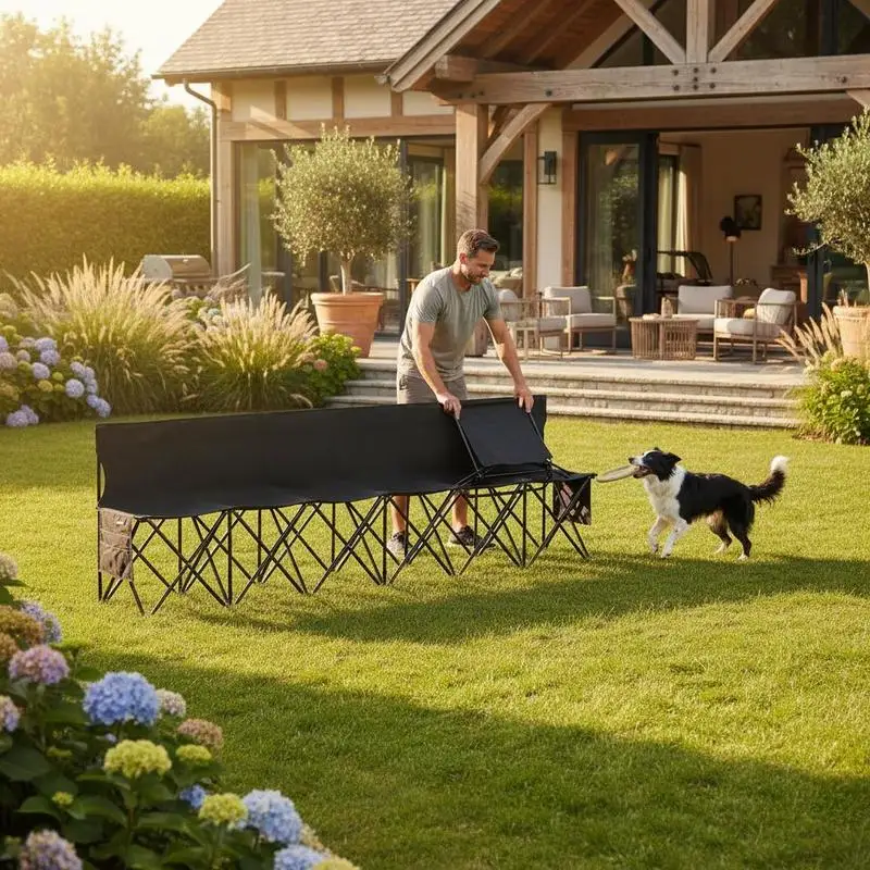 Collapsible Team Chair 165x18x32 Inches For Sidelines Athletics Picnics Backrest Design Storage Pouches Portable Transport Case Multi-Person Seating Heavy-Duty Frame Black Outdoor Furniture
Collapsible Team Chair 165x18x32 Inches For Sidelines Athletics Picnics Backrest Design Storage Pouches Portable Transport Case Multi-Person Seating Heavy-Duty Frame Black Outdoor Furniture
