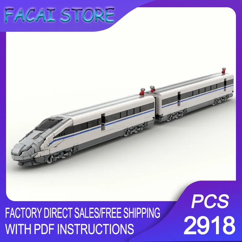 Railway Train Model Moc Building Bricks Modular CRH380A High Speed Train Technology Blocks Christmas DIY Toy Construction Gifts
Railway Train Model Moc Building Bricks Modular CRH380A High Speed Train Technology Blocks Christmas DIY Toy Construction Gifts
