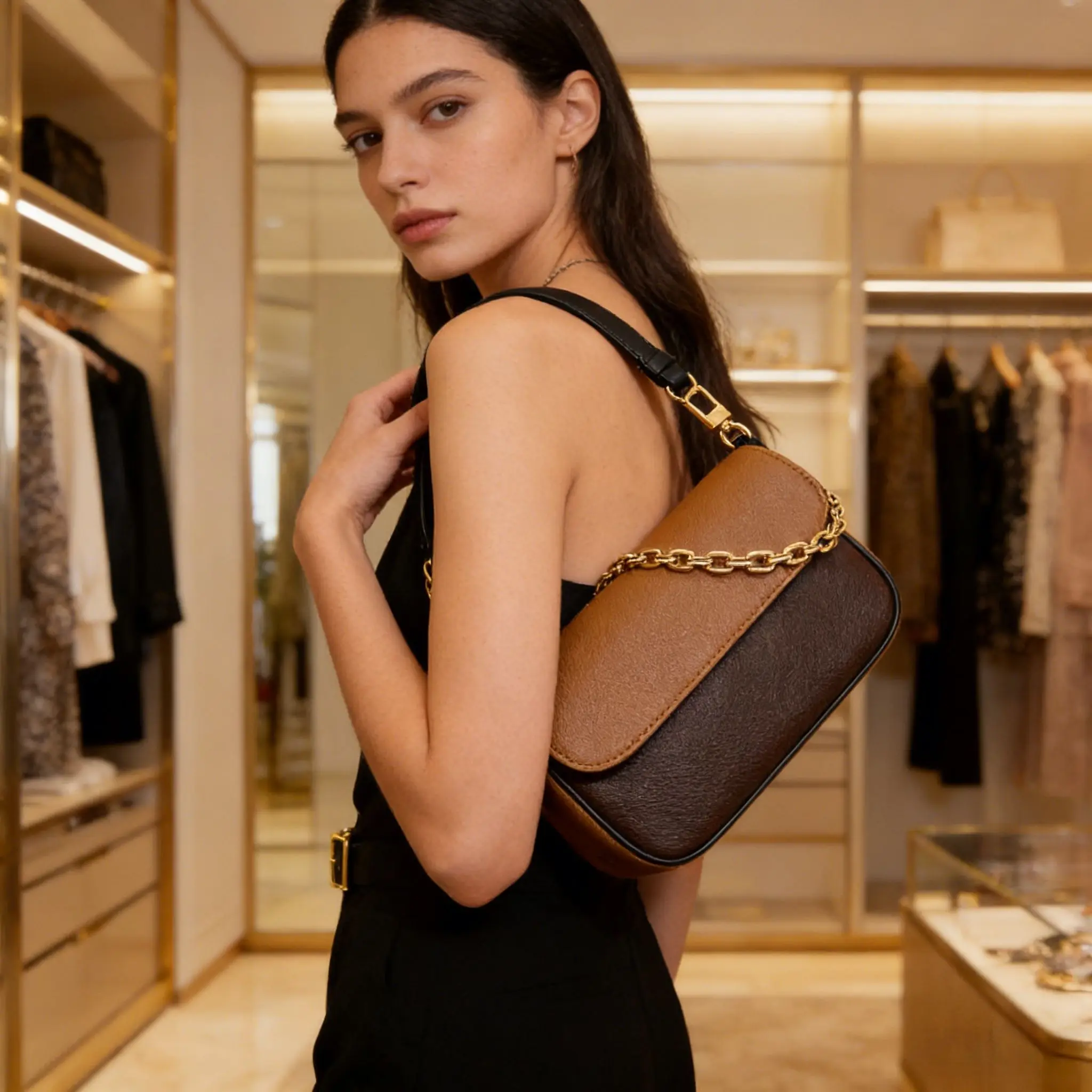 Fashion retro printed small square bag multifunctional shoulder bag underarm crossbody bag designer handbag
Fashion retro printed small square bag multifunctional shoulder bag underarm crossbody bag designer handbag