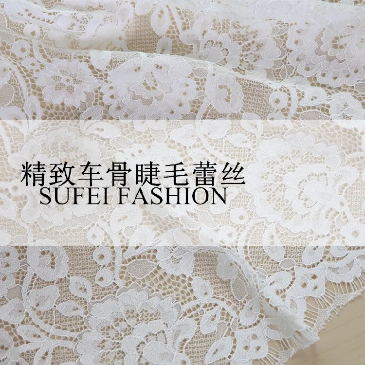 150*150CM Polyester Cotton Eyelash Pure White Net Lace Suit Dress Jacket Clothes fabric S270
150*150CM Polyester Cotton Eyelash Pure White Net Lace Suit Dress Jacket Clothes fabric S270