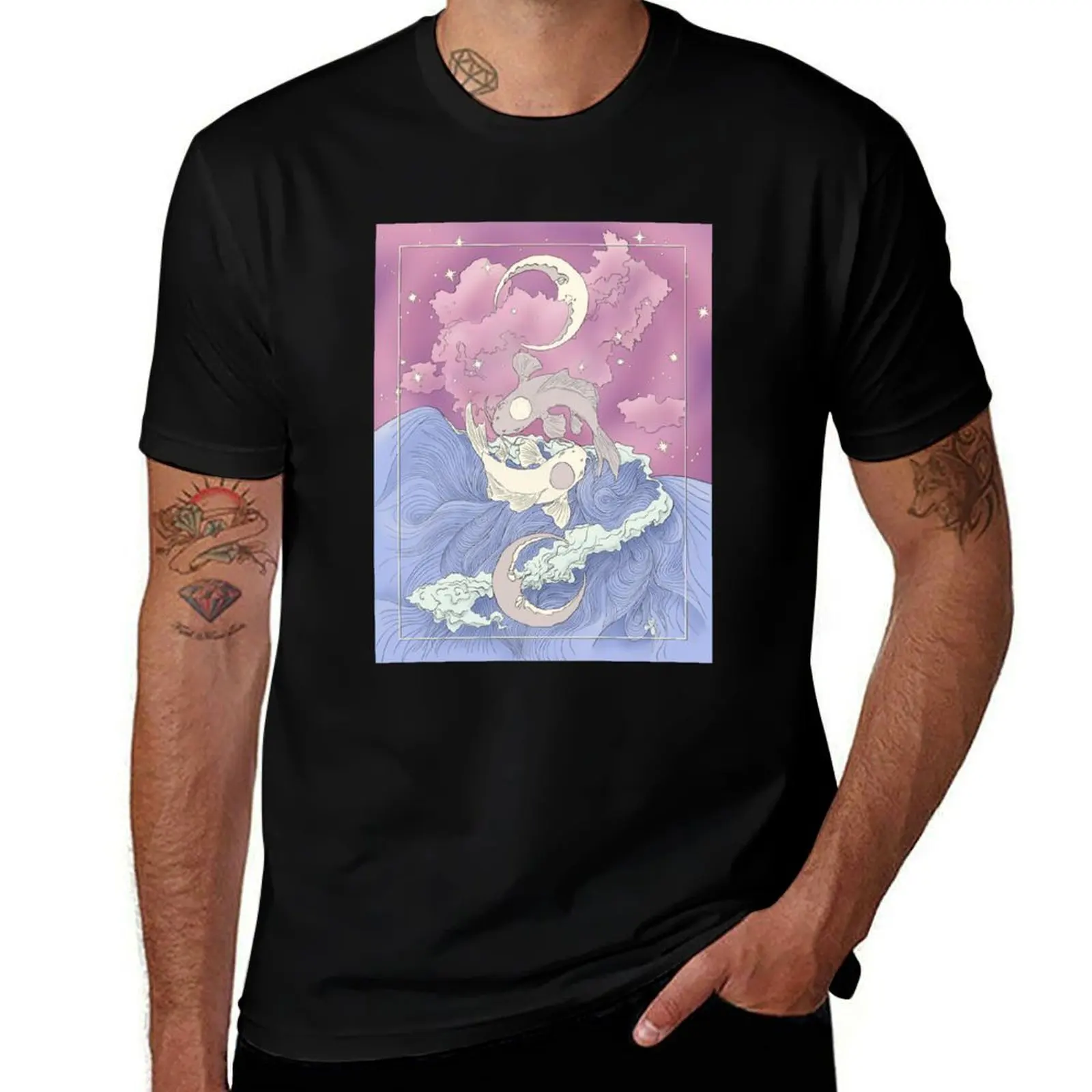 Tui and La, Moon and Ocean Spirits Art Nouveau T-Shirt t shirts with prints t shirt men 100% cotton luxury brand T-Shirt
Tui and La, Moon and Ocean Spirits Art Nouveau T-Shirt t shirts with prints t shirt men 100% cotton luxury brand T-Shirt