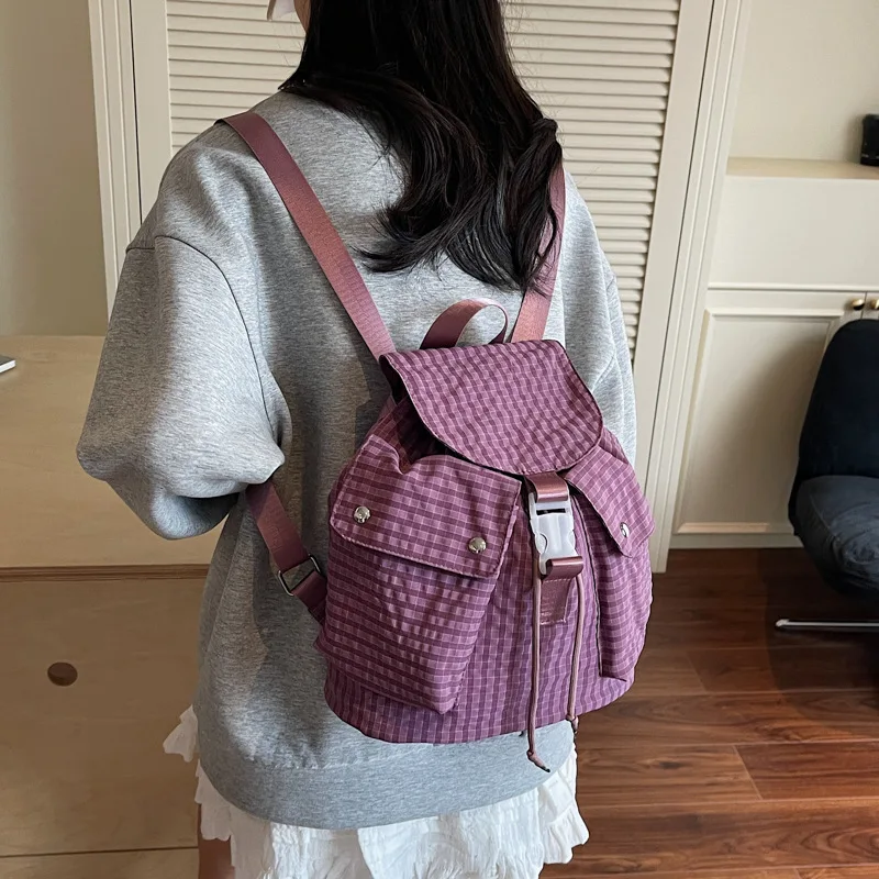 2025 Trendy Plaid Backpack Stylish Forest Aesthetic Rucksack for Women Lightweight Large Capacity Hiking Travel Bag 
2025 Trendy Plaid Backpack Stylish Forest Aesthetic Rucksack for Women Lightweight Large Capacity Hiking Travel Bag
