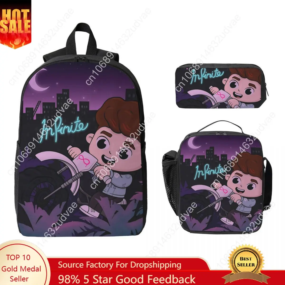 Caylus Backpack Student Boys Girls BookBag School Bag Computer Shoulder Bags 3ps Insulated Lunch Bag Pencil Case
Caylus Backpack Student Boys Girls BookBag School Bag Computer Shoulder Bags 3ps Insulated Lunch Bag Pencil Case