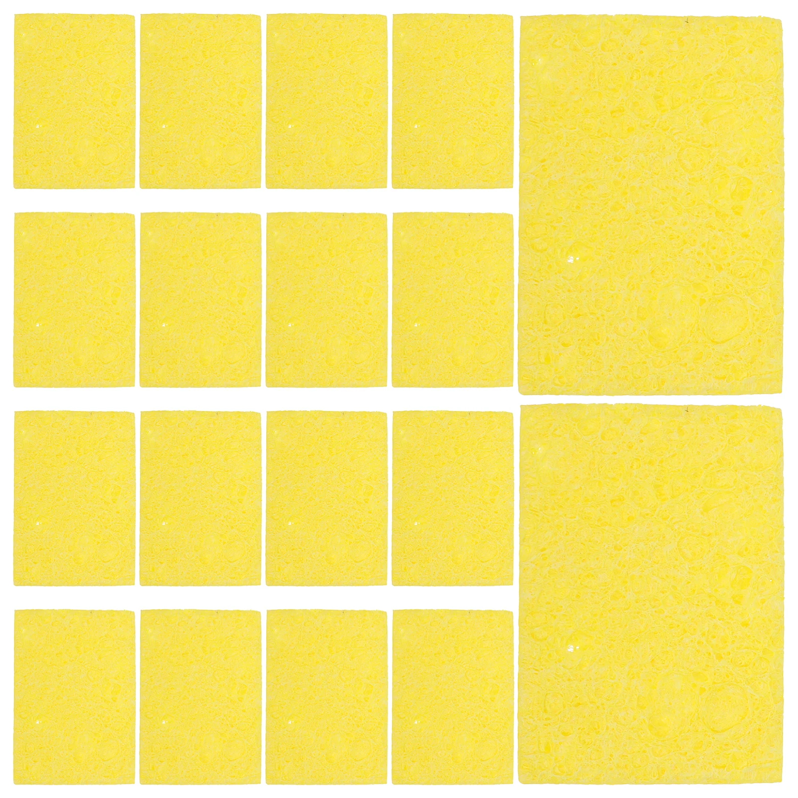 100 Pcs Soldering Iron Cleaning Sponge Replacement Pads Tip Cleaner Heat Resistant High Temperature Yellow
100 Pcs Soldering Iron Cleaning Sponge Replacement Pads Tip Cleaner Heat Resistant High Temperature Yellow