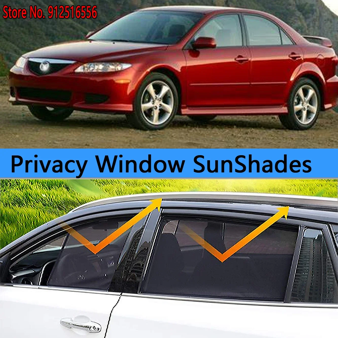 Side Sun Shade Shading Protection Window SunShade Sunshield Accseeories For Mazda 6 Sedan GG 2002 -2008 2003 2004 Mazda6 MPS
Side Sun Shade Shading Protection Window SunShade Sunshield Accseeories For Mazda 6 Sedan GG 2002 -2008 2003 2004 Mazda6 MPS