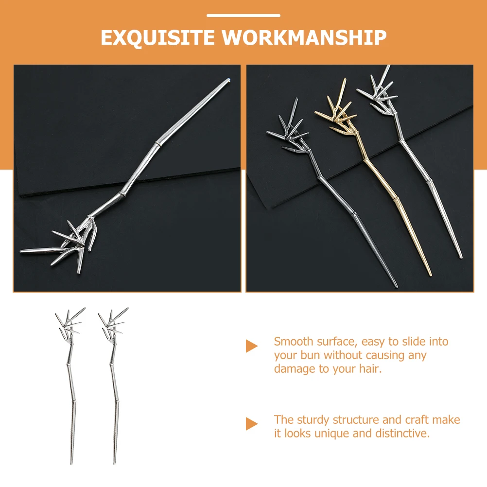 2Pcs Metal Hairpin Women Sticks Vintage Pins Style Chopsticks Clips Smooth Surface Hair Accessories Long Hair Bun Styling
2Pcs Metal Hairpin Women Sticks Vintage Pins Style Chopsticks Clips Smooth Surface Hair Accessories Long Hair Bun Styling