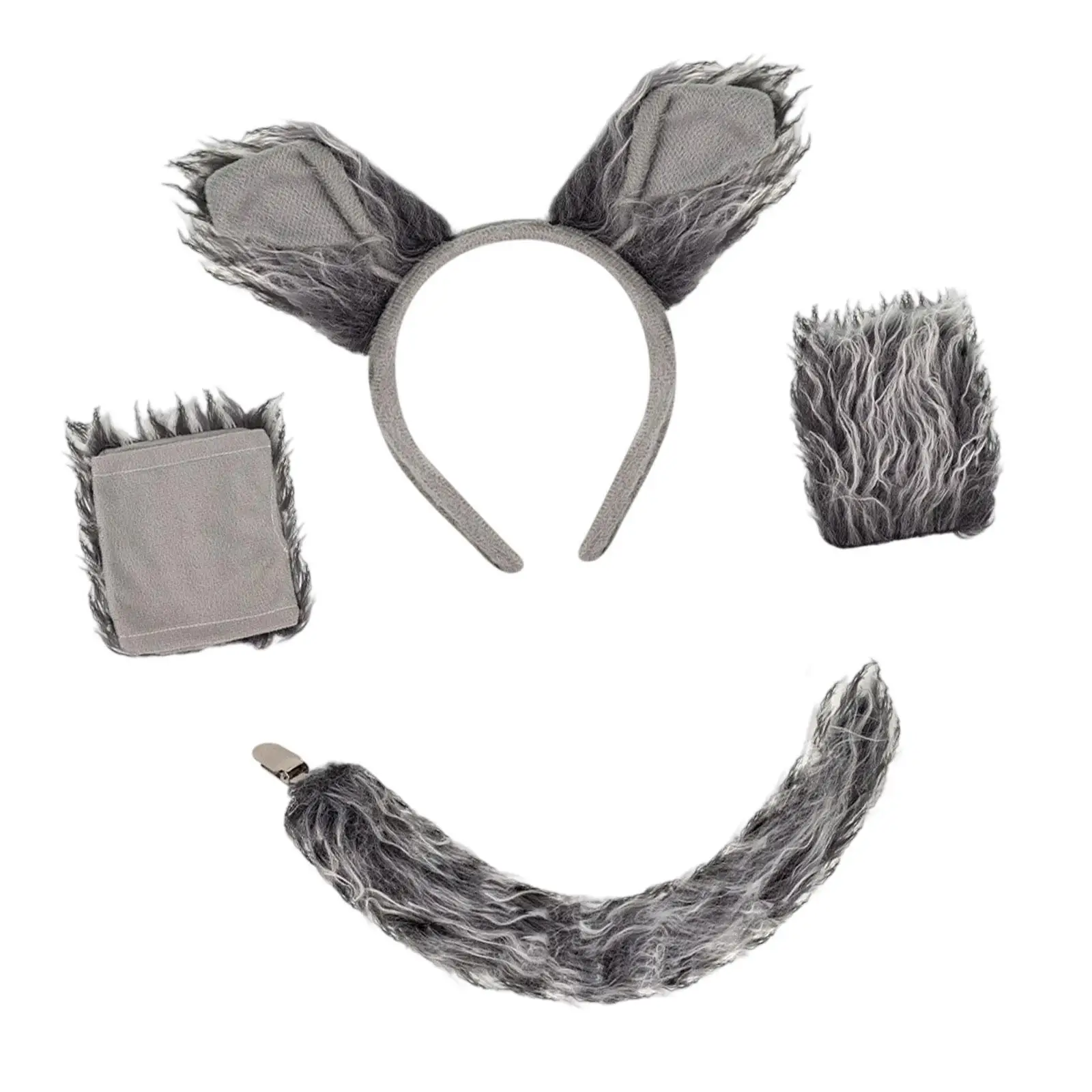 Costume Set Accessories Role Play Dress up Animal Cosplay Wolf Tail Paw Gloves for Girls Children Women Kids Supplies
Costume Set Accessories Role Play Dress up Animal Cosplay Wolf Tail Paw Gloves for Girls Children Women Kids Supplies