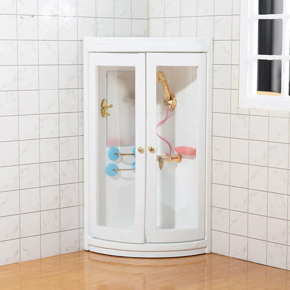 Миниатюрная душевая кабина, аксессуары для мини-дома, легкий деревянный декор для ванной комнаты, настольное украшение ручной работы в стиле микросенс
Миниатюрная душевая кабина, аксессуары для мини-дома, легкий деревянный декор для ванной комнаты, настольное украшение ручной работы в стиле микросенс