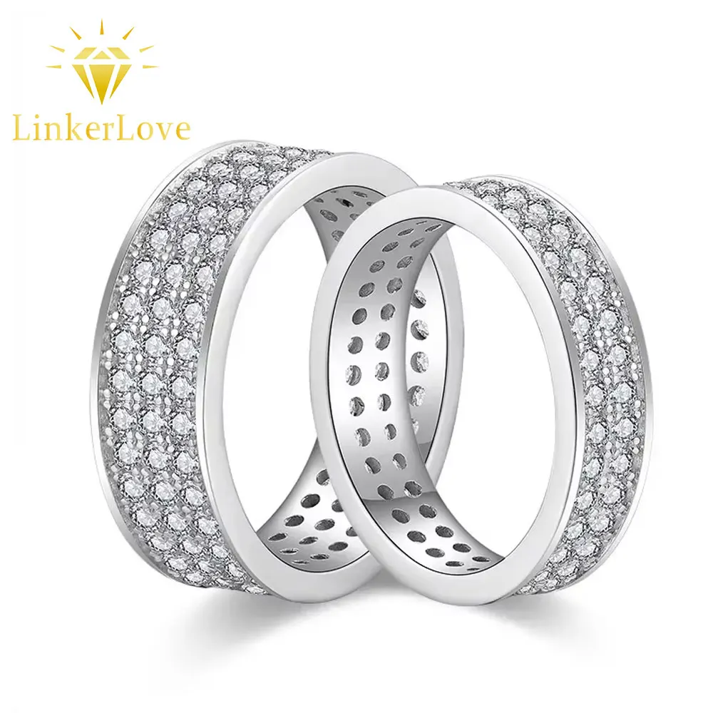 LinkerLove Eternity Moissanite Wedding Band S925 Sterling Silver for Women Gold Plated Diamond Promise Ring Party Fine Jewelry
LinkerLove Eternity Moissanite Wedding Band S925 Sterling Silver for Women Gold Plated Diamond Promise Ring Party Fine Jewelry