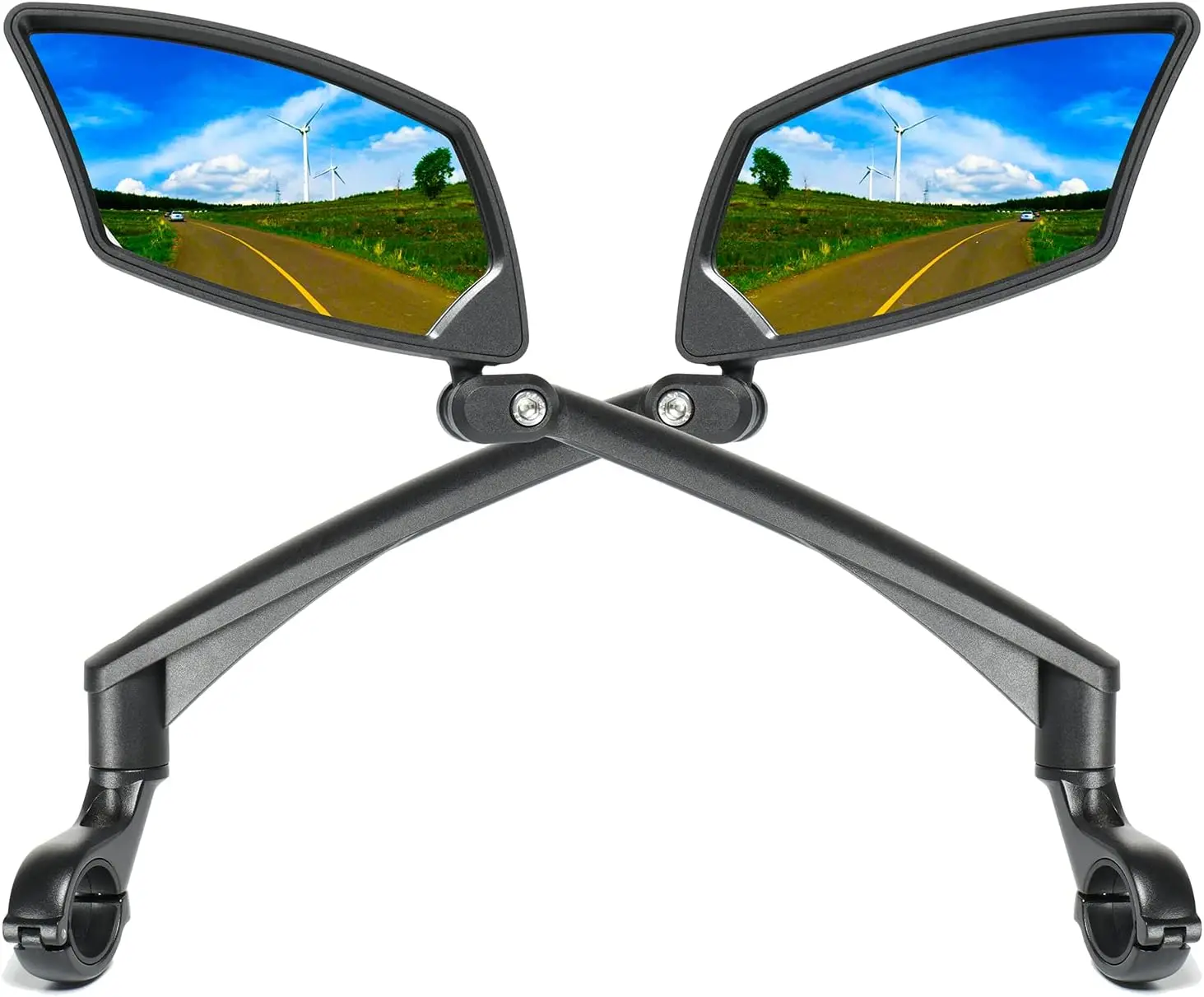 Велосипедное зеркало на руле, устойчивое к царапинам стеклянное зеркало, регулируемое и вращающееся, безопасное велосипедное зеркало заднего вида
Велосипедное зеркало на руле, устойчивое к царапинам стеклянное зеркало, регулируемое и вращающееся, безопасное велосипедное зеркало заднего вида