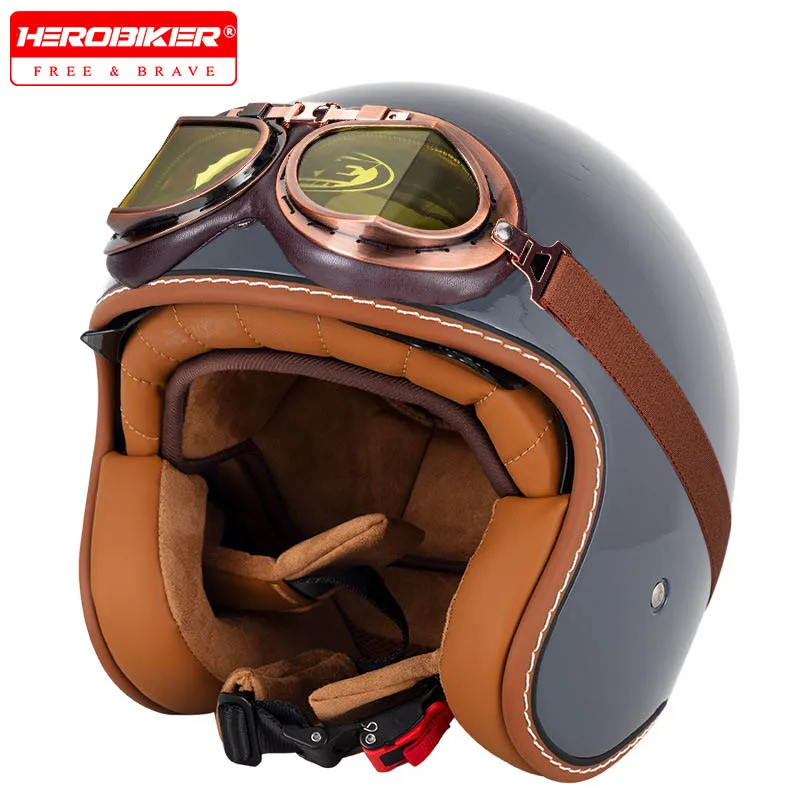 Motorbike Helmet DOT Certification Retro Motorcycle Helmet Anti Fall Moto Riding Helmet
Motorbike Helmet DOT Certification Retro Motorcycle Helmet Anti Fall Moto Riding Helmet