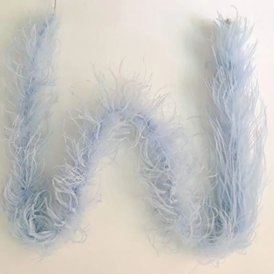 Natural Bleached Dyed Ostrich Feathers Boa Plume Decoration DIY Craft Pack of 2yards Light Blue
Natural Bleached Dyed Ostrich Feathers Boa Plume Decoration DIY Craft Pack of 2yards Light Blue
