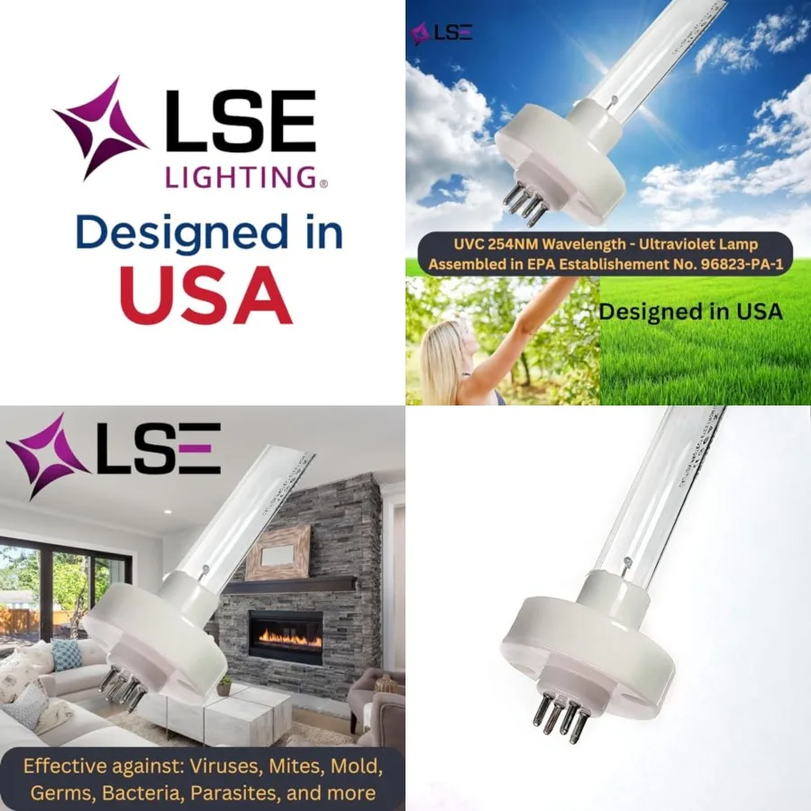 GPH357T5L/CELL 36W UV Bulb Compatible with InDuct Systems 14" Quartz Lamp 4-Pin Ceramic Base 254nm Ultraviolet Replacement Desi
GPH357T5L/CELL 36W UV Bulb Compatible with InDuct Systems 14" Quartz Lamp 4-Pin Ceramic Base 254nm Ultraviolet Replacement Desi
