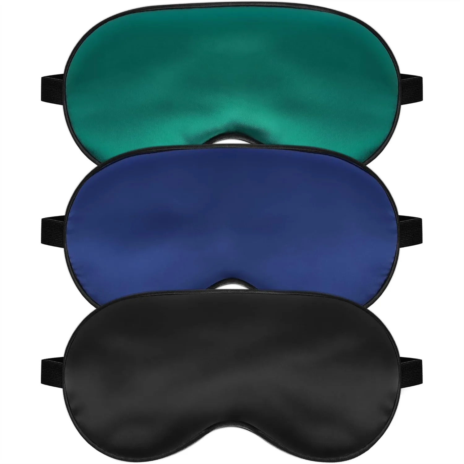 Satin Sleep Mask for Sleeping with Adjustable Strap, Blackout Blindfold for Men Women, Comfortable Eyeshade for Night Travel Yoga (Black Blue Green)
Satin Sleep Mask for Sleeping with Adjustable Strap, Blackout Blindfold for Men Women, Comfortable Eyeshade for Night Travel Yoga (Black Blue Green)