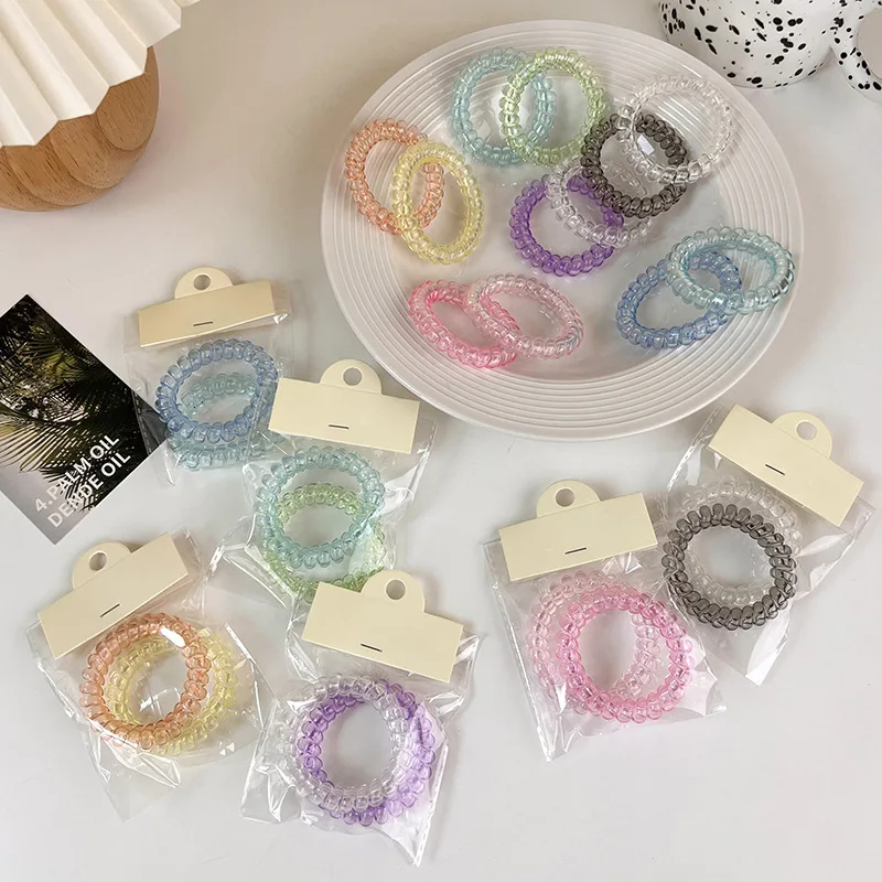 Spiral Hair Tie Gradient Candy Color 2 Pack No Crease Elastic Stretchy Ponytail Holder for Summer Daily Use Premium
Spiral Hair Tie Gradient Candy Color 2 Pack No Crease Elastic Stretchy Ponytail Holder for Summer Daily Use Premium