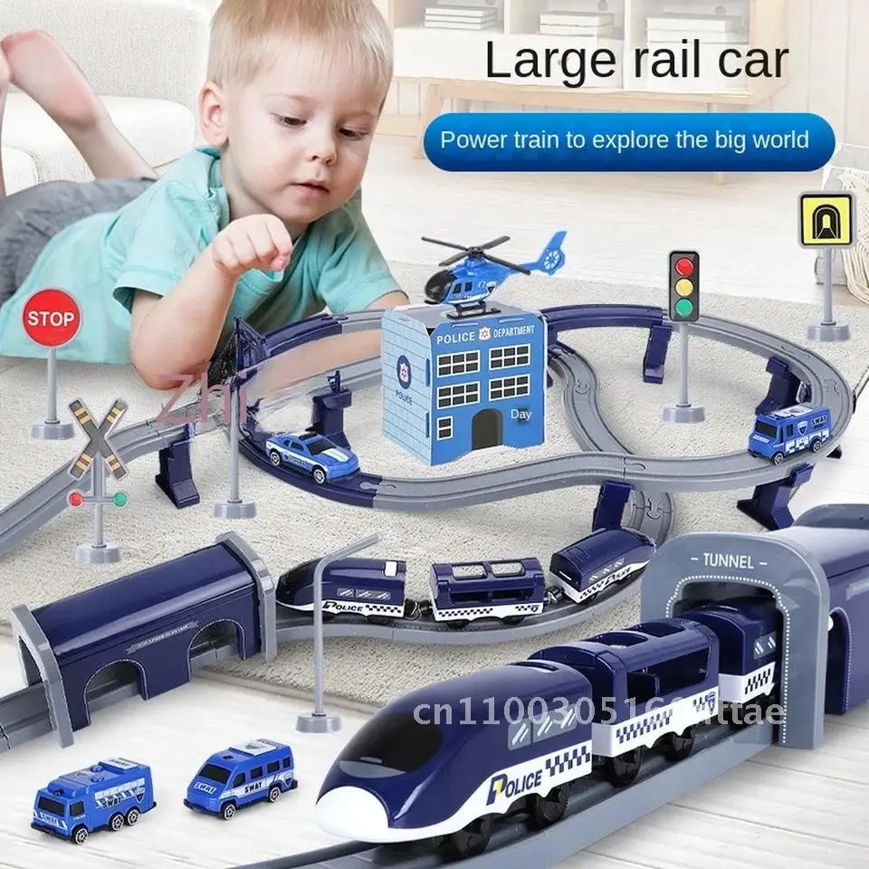 Электрический высокоскоростной поезд, набор треков, маленький игрушечный поезд, большой гармонический пожарный поезд, развивающая игра для мальчиков, игрушки для детей 
Электрический высокоскоростной поезд, набор треков, маленький игрушечный поезд, большой гармонический пожарный поезд, развивающая игра для мальчиков, игрушки для детей