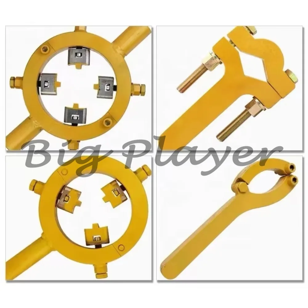 Hand Tools Hydraulic Cylinder Tools Adjustable Wrench 3 Claw Gland Hydraulic Cylinder Wrench
Hand Tools Hydraulic Cylinder Tools Adjustable Wrench 3 Claw Gland Hydraulic Cylinder Wrench
