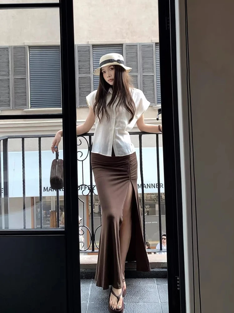 Женская осенняя юбка с воротником ort Sve irt Ba Strap Design, комплект из двух предметов, повседневный летний наряд Faion
Женская осенняя юбка с воротником ort Sve irt Ba Strap Design, комплект из двух предметов, повседневный летний наряд Faion