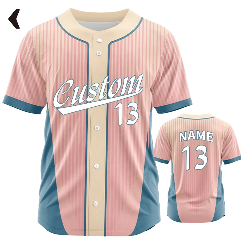 Custom Baseball Jersey Team Print Personal Name Number Uniform Stripe Hip Hop Sportswear Baseball T-shirt Men/Women/Kids WBQ25
Custom Baseball Jersey Team Print Personal Name Number Uniform Stripe Hip Hop Sportswear Baseball T-shirt Men/Women/Kids WBQ25