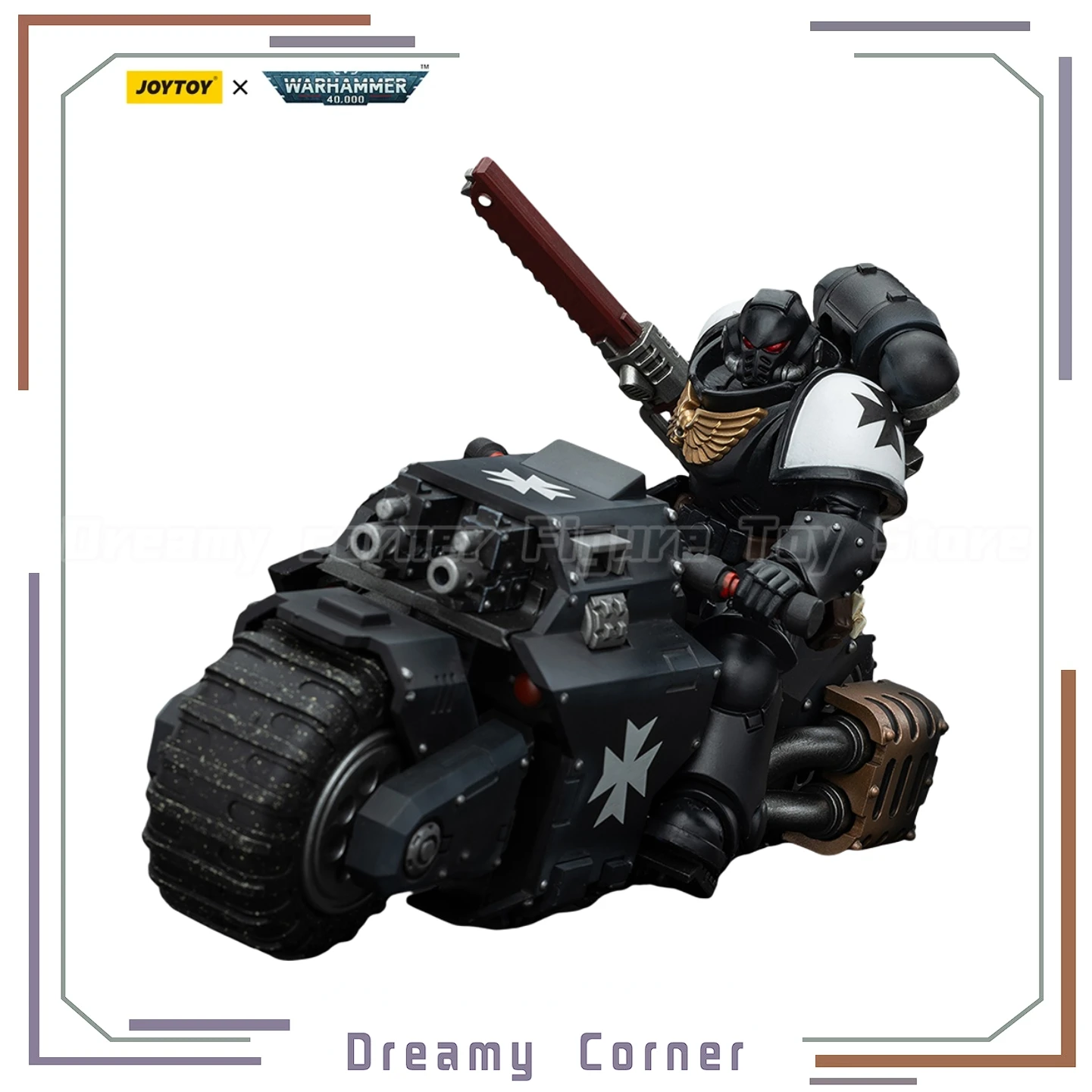 【In Stock】JOYTOY Warhammer 40K Space Marines Black Templars Outriders Brother Valtus 1/18 Action Figure
【In Stock】JOYTOY Warhammer 40K Space Marines Black Templars Outriders Brother Valtus 1/18 Action Figure